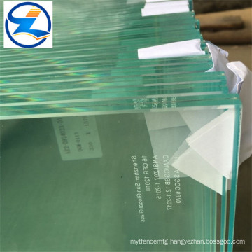 Safety Glass 10mm 12mm Safety Laminated Glass Fence